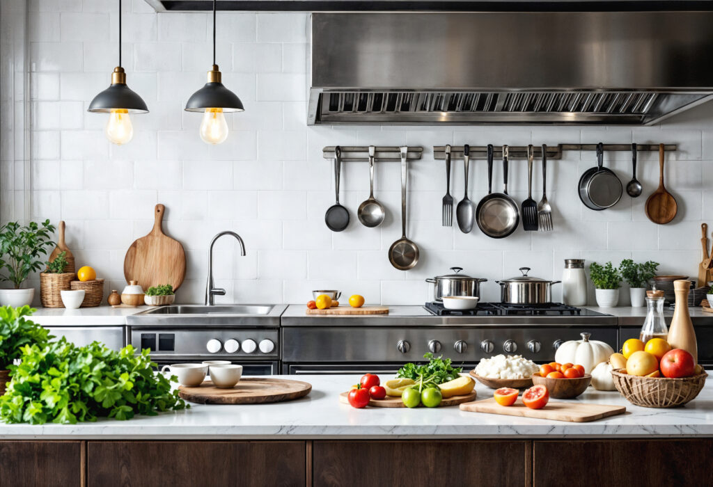 modern farmhouse kitchen interior
