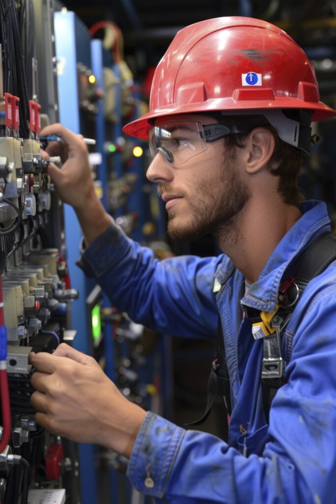 view male engineer work engineers day celebration